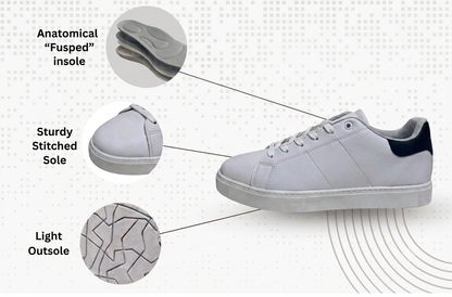 STELLA PENDENZA - MILAN SİYAH DERİ GÖRÜNÜMLÜ MESH ASTARLI ERKEK SNEAKER - 9002