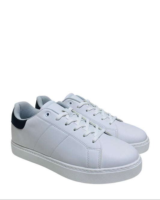 STELLA PENDENZA - MILAN BEYAZ DERİ GÖRÜNÜMLÜ MESH ASTARLI ERKEK SNEAKER - 9001