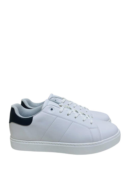 MİLAN BEYAZ DERİ GÖRÜNÜMLÜ MESH ASTARLI ERKEK SNEAKER - 9001