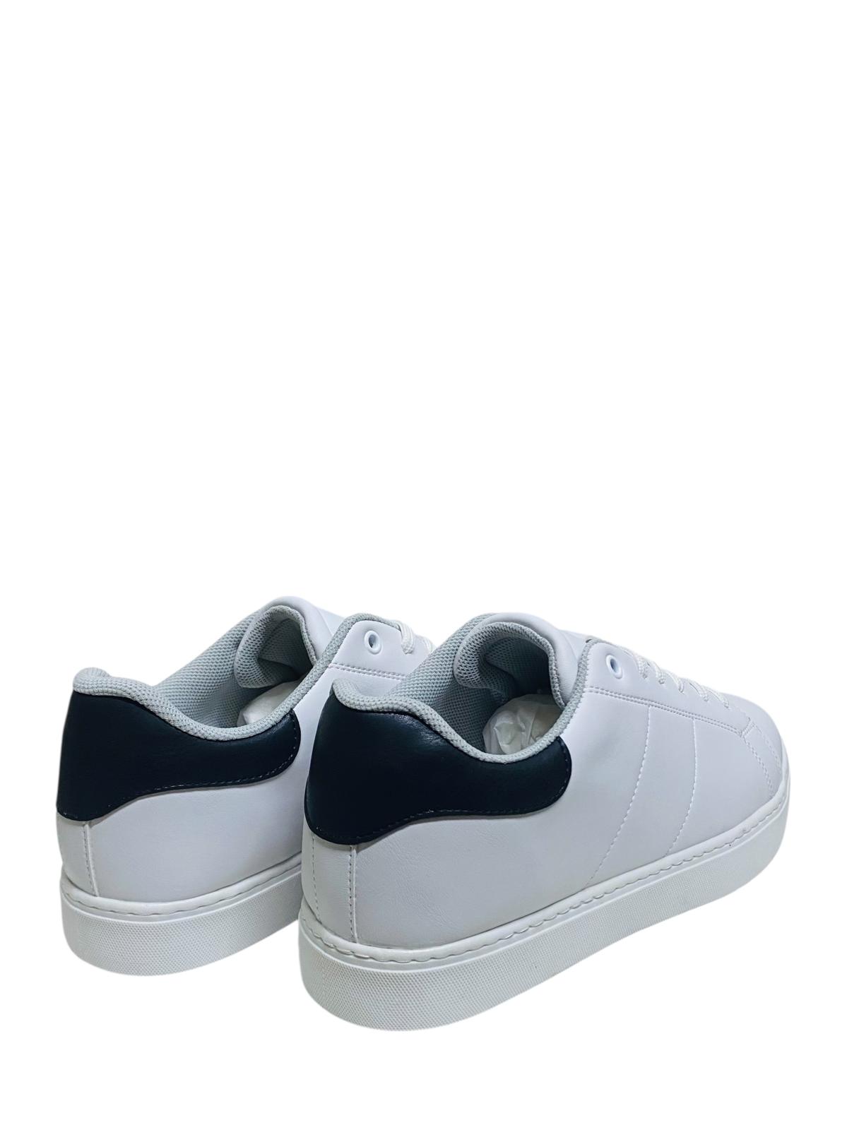 MİLAN BEYAZ DERİ GÖRÜNÜMLÜ MESH ASTARLI ERKEK SNEAKER - 9001